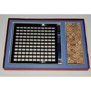 VTG Scrabble Brand RSVP Three Dimensional Crossword Game COMPLETE